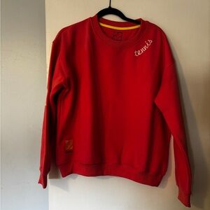 CourtLife Pink Tennis Crewneck, Size 2